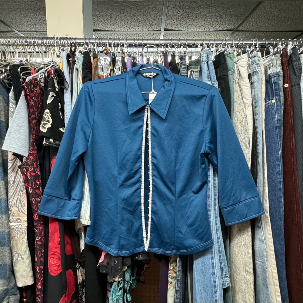 Dollhouse Quarter sleeve Button up